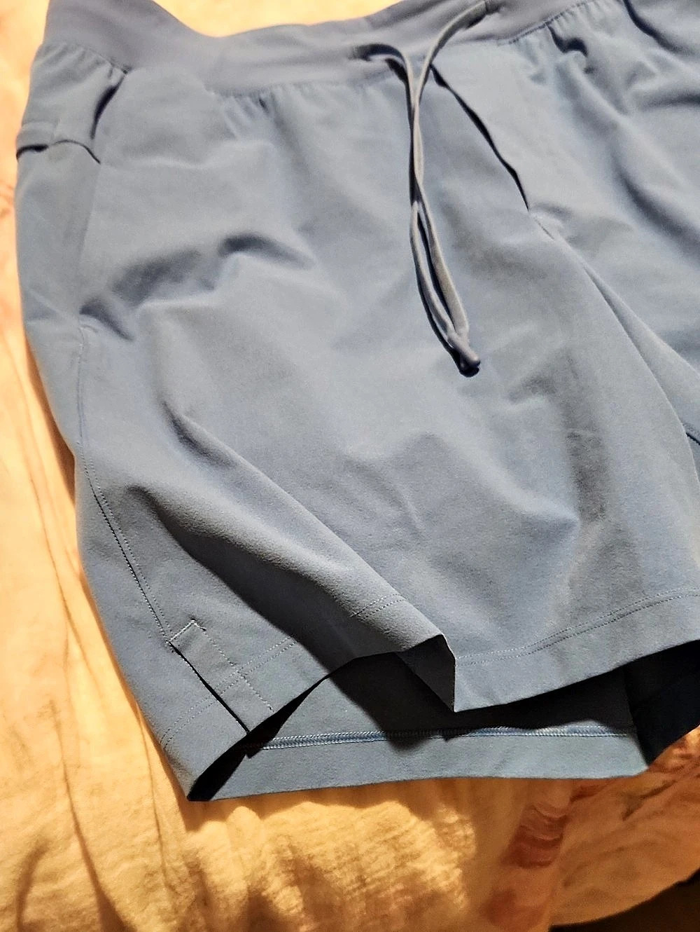 lululemon License to Train Short Athletic Shorts Blue